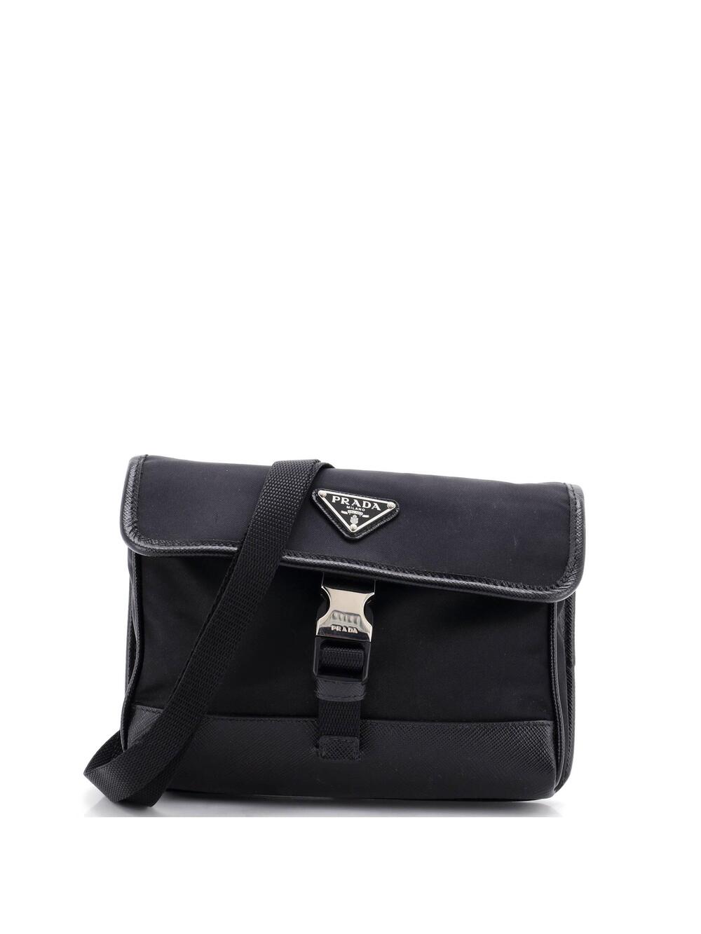 Prada Buckle Flap Crossbody Bag Re- #340894P10B